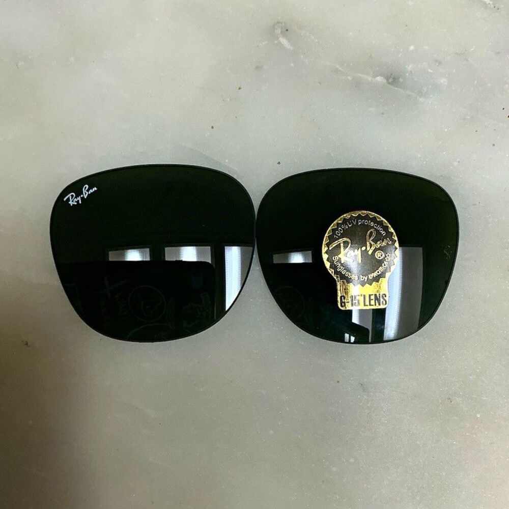 Genuine Ray-Ban RB4105 50mm Folding Wayfarer Replacement Lenses-G-15 Green Glass